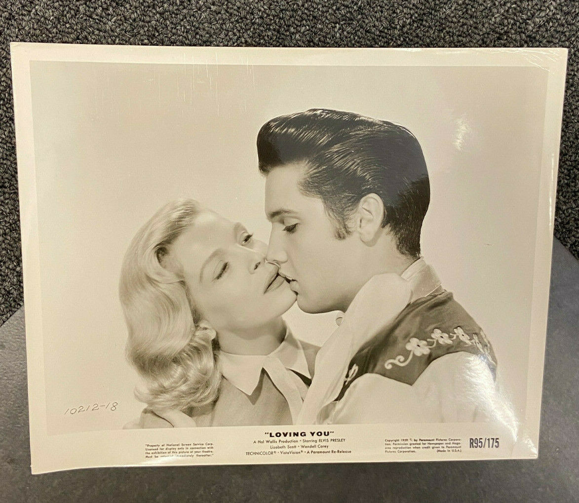 Elvis Presley, Lizabeth Scott, Wendell Corey "loving You" Original Still 1957