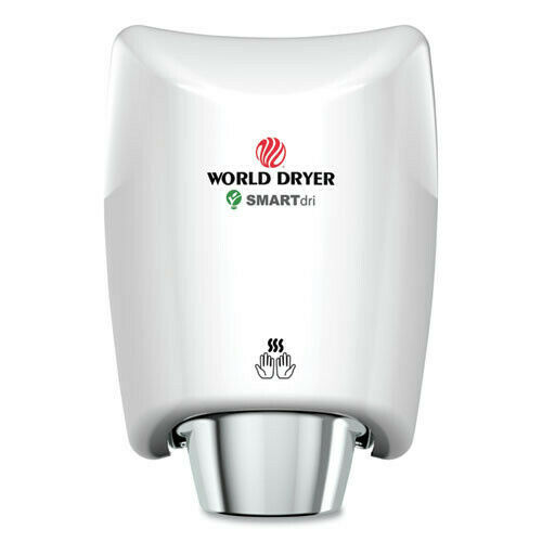 World Dryer K974a2 120v 10 Amp Compact Smartdri Hand Dryer - Wht/alum New